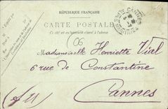 CPA Antibes Le Port Vue prise de la Courtine