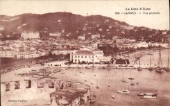 CPA La Cote d'Azur Cannes Vue generale 