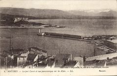 CPA Antibes Le fort Cerre et vue panoramique sur les Alpes 