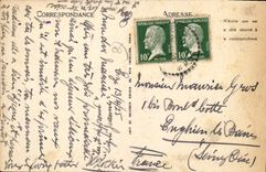 CPA Eze A travers les Oliviers 