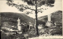 CPA La Turbie l'Eglise et la Tour d'Auguste 