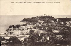 CPA St Jean cap Ferrat et St Hospice Environs de Nice 