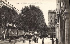 CPA Nice Avenue de la Victoire 