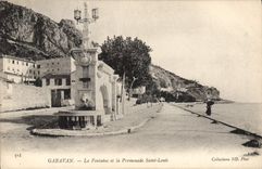CPA Garavan La Fontaine et la Promenade Saint Louis 