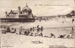 CPA Nice Les Blanchisseuses a l'embouchure du Paillon 