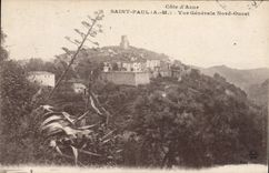CPA Cote d'Azur Saint Paul Vue generale Nord Ouest 