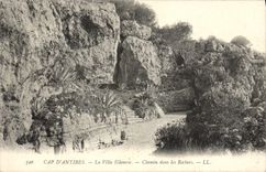 CPA Cap d'Antibes La Villa Eilenroe Chemin dans les Rochers 