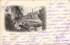 CPA Menton La Vieille Ville 