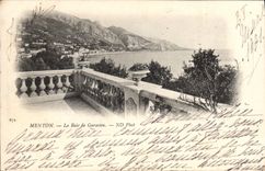 CPA Menton La Baie de Garavan 