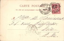 CPA Menton La Baie de Garavan 