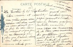 CPA La Turbie Vue generale et la Tete de Chien vue prise du Mt Bataille