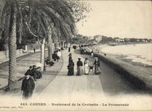 CPA Cannes Boulevard de la Croisette La Promenade 