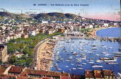 CPA Cannes Vue generale prise du Mont Chevalier 