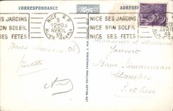 CPA Cannes Vue generale prise du Mont Chevalier 