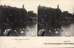 CPA Nice Grotte du Casino vue stéréoscopique