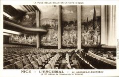 CPA La Plus belle salle de la Cote d'Azur Nice l'escurial Av George Clemenceau 
