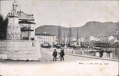 CPA Nice vue sur le Port 