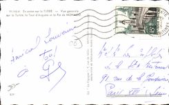 CPA En avion sur la Turbie vue generale sur la Turbie la Tour d'Auguste et la Pre de Monaco