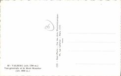 CPA Valberg vue generale et le Mont Mounier 