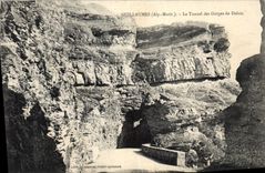 CPA Guillaumes Alp Marit le Tunnel des Gorges de Daluis 