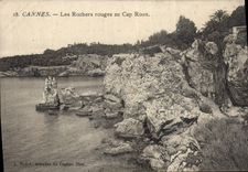 CPA Cannes Les Rochers rouges au Cap Roux 