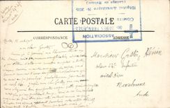 CPA Menton Vue prise de Garavan 