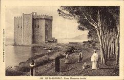 CPA Ile St Honorat Vieux Manastere fortifie 