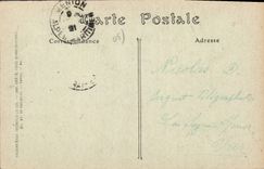 CPA Menton Vue sur la Gare les Hotels et les Montagnes de Sainte Agnes 