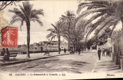 CPA Cannes Le Boulevard de la Croisette 