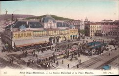 CPA Nice Alpes Maritimes Le Casino Municipal et la Place Massena 
