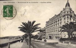 CPA Cannes Boulevard de la Croisette Carlton Hotel 