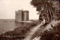 CPA Cannes Vieux Chateau St Honorat Ile de Lerins 