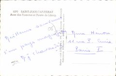 CPA Saint Jean Cap Ferrat Anse des Fossettes et pointe de Lilong