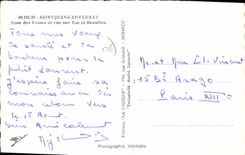 CPA Saint Jean Cap Ferrat Anse des Fosses et vue sur Eze et Beaulieu