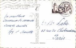 CPA Villefranche sur mer vue generale le terrain de sports la rade 