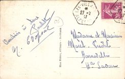 CPA Eze Vue du Rocher prise de la Route de la Corniche