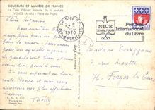CPSM Couleurs et Lumiere de France La Cote d'Azur miracle de la nature Vence Place du Peyra