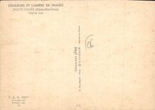 CPSM Couleurs et Lumiere de France Sainte Agnes Alpes Maritimes Vieille rue 