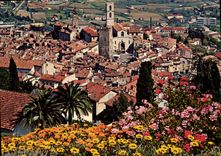 CPSM La Cote d'Azur French Riviera Grasse Alpes Maritimes Cite des fleurs Capitale des Parfums 