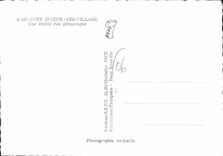 CPSM Cote d'Azur Eze Village Une vieille rue pittoresque