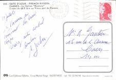 CPSM Cote d'Azur French Riveira Cannes la Galio Neptune Vieux Port part de cannes 