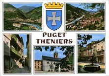 CPSM Paysages de France Puget Theniers Alpes Maritimes 