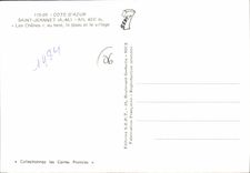CPSM Cote d'Azur Saint Jeannet A M les Chenes au fond le Baou et le village