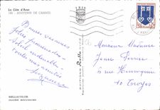 CPSM La Cote d'Azur Souvenir de Cannes 