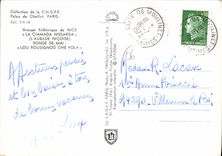CPSM Groupe Folklorique de Nice la Ciamada Nissarda l'Aubade Nicoise ronde de mai Lou Rousignou che