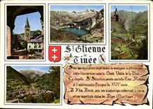 CPSM Paysages de France Saint Etienne de Tinee Alpes Maritimes 