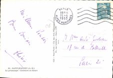 CPSM Saint Jeannet A M le Printemps Cerisiers en fleurs 