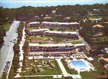 CPSM Residence le Galion la Garoupe Cap d'Antiebes vue Aerienne 