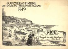 CPSM Nice il ya Cent Ans Bourage du Soleil et des Fleurs 