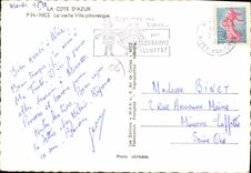 CPSM Nice La Cote D'Azur La Vieille ville pittoresque